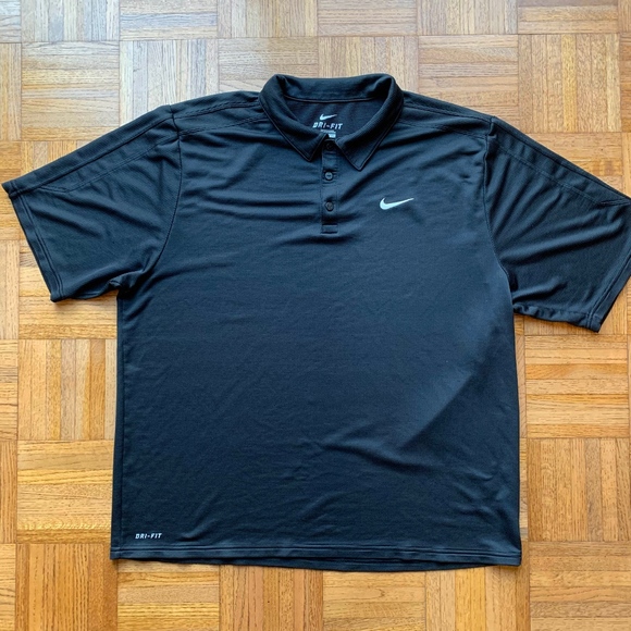 Nike Other - Men’s Nike Polo Shirt, Size XL Black Dri-Fit Golf